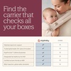 image:imageErgobaby Aura Baby Wrap Carrier for Newborn 012 MonthsCream