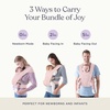 image:imageErgobaby Embrace Newborn Baby Carrier for Infants 012 MonthsBlush Pink