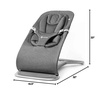 image:imageErgobaby Evolve 3in1 Bouncer Seat for Babies and Toddlers 5525 lbsCharcoal Grey