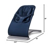 image:imageErgobaby Evolve 3in1 Bouncer Seat for Babies and Toddlers 5525 lbsMidnight Blue