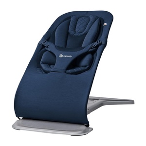 image:imageErgobaby Evolve 3in1 Bouncer Seat for Babies and Toddlers 5525 lbsMidnight Blue