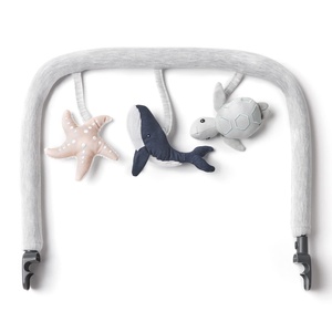 image:imageErgobaby Evolve 3in1 Bouncer Seat for Babies and Toddlers 5525 lbsOcean Wonders Light Grey